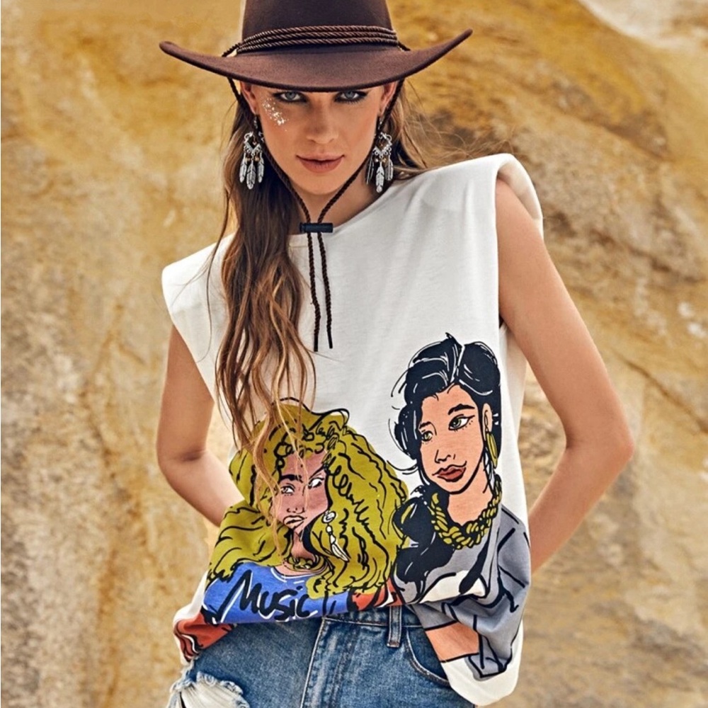 “Hey Grl Hey!” Graphic Sleeveless Women's Tank Top